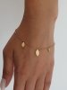 BRACELET GOLD CELEBRITY NEREZOVÁ OCEL